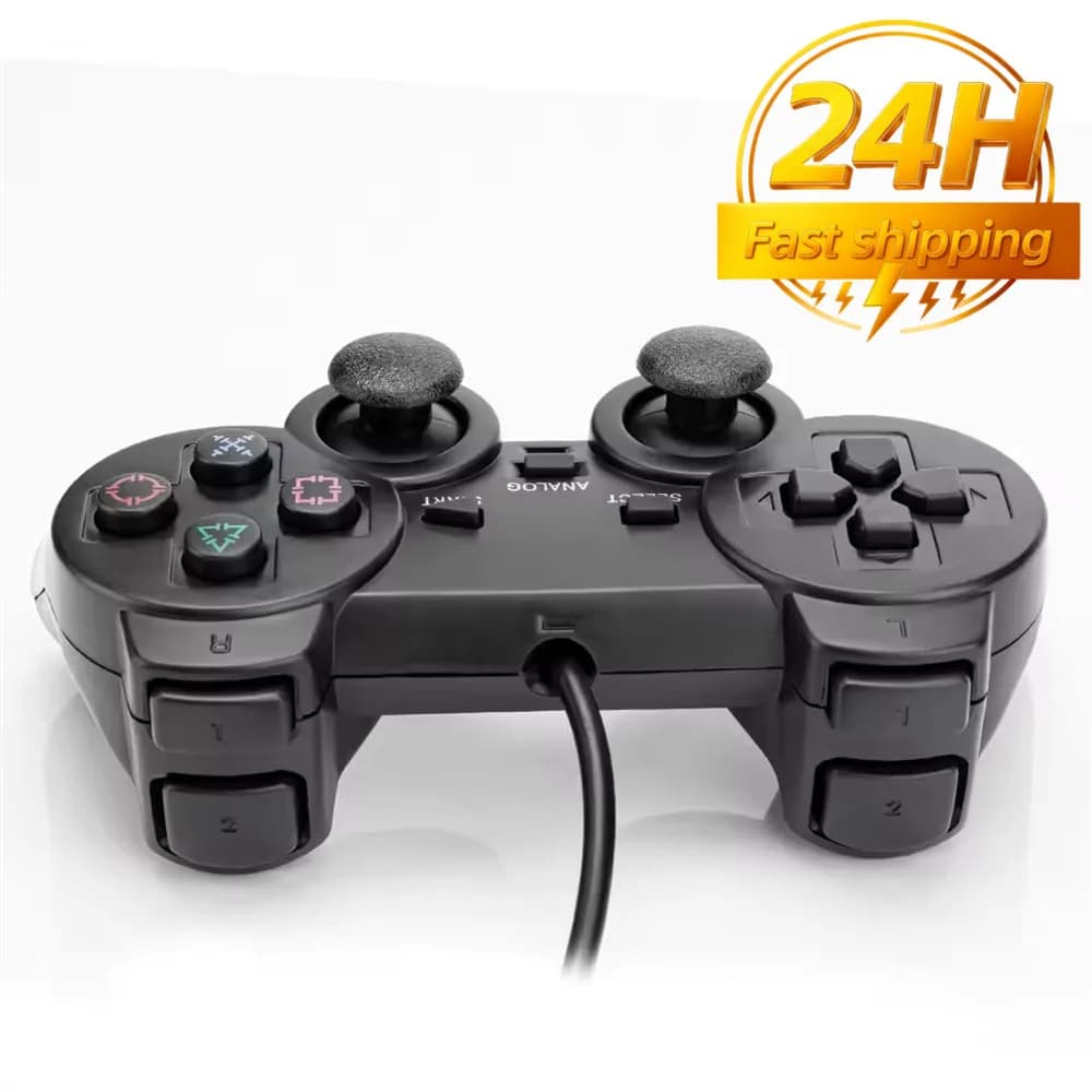 For PS2 Wired gamepad Controller Game Joystick Vibration Game Controller for PlayStation 2 Ps2 controller Game