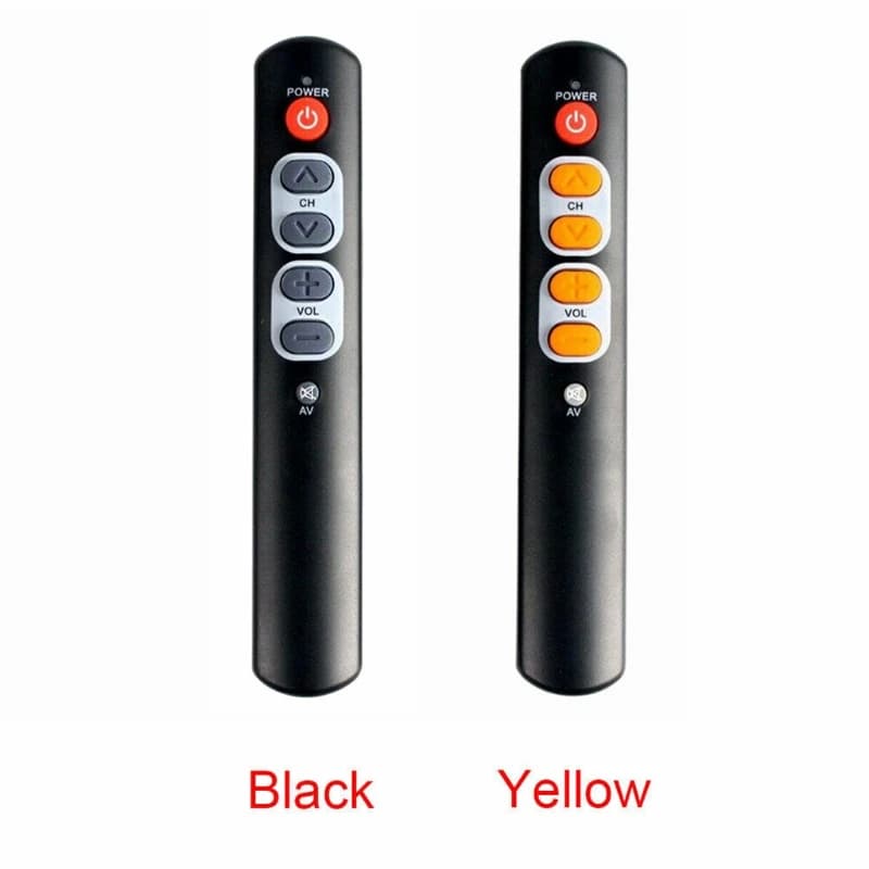 Home 6 Keys Compact and clear Remote Controller Accessories Programmable Universal ABS Smart Learning for elderly people