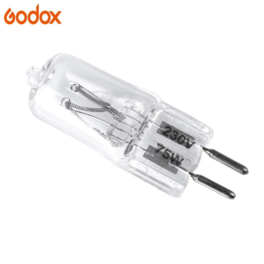 Godox 75W 120V Photo Studio Modeling Lamp Bulb Photography Light Bulb for Compact Studio Flash Strobe Light Speedlite
