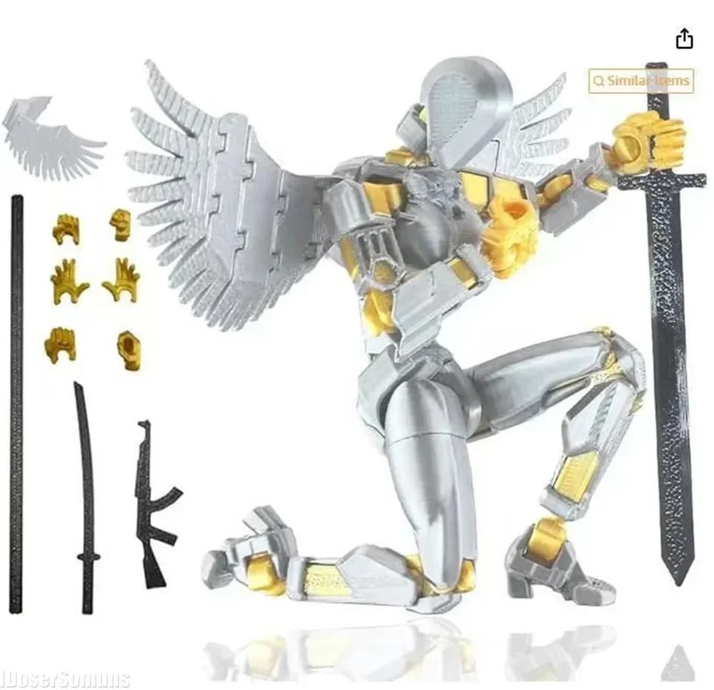 3D Printed Toys Action Figures DIY Mannequin Decompression Dummy 13 Figure Movable Shapeshift Robot Toys for Boy Gifts 2025 New