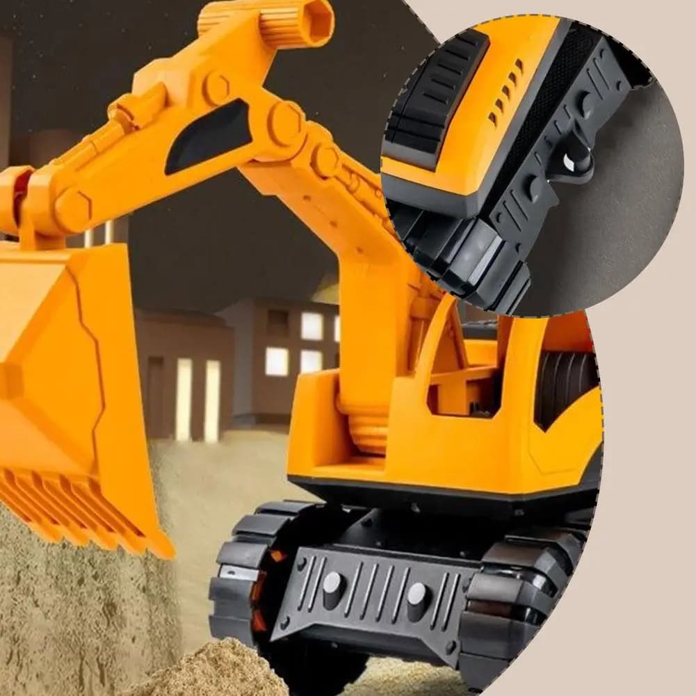Excavator Dump Truck Model Toy Engineering Vehicle Set Construction Fleet Toddler Early Education Construction Vehicles Toys