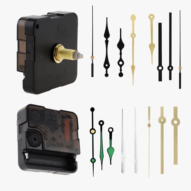 Wall Clock Movement Mechanism Clock Hands Long Shaft Silent Quartz Movement Clockwork Table DIY Watches Repair Tools