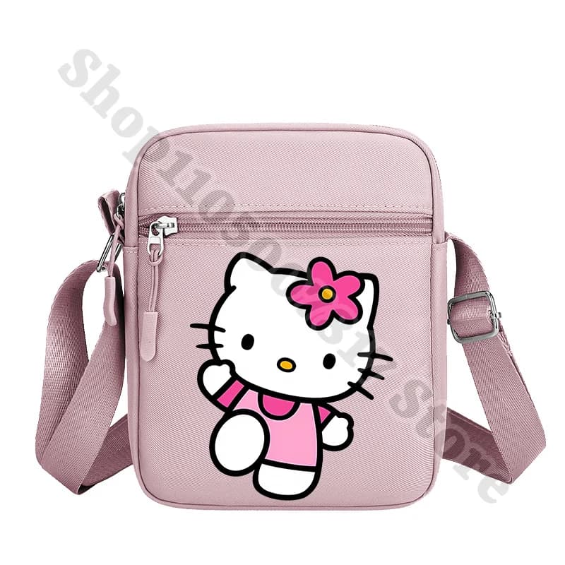 Children Anime Shoulder Sling Bags Hello Kitty Girl Cartoon Cute Crossbody Bag Fashion Casual Storage Pouch Kids Birthday Gifts