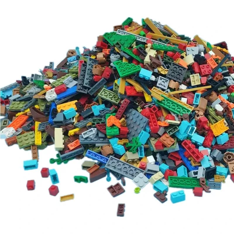 DIY building block parts model, randomly assembled building blocks, bulk bricks, creative city set, children's education toys