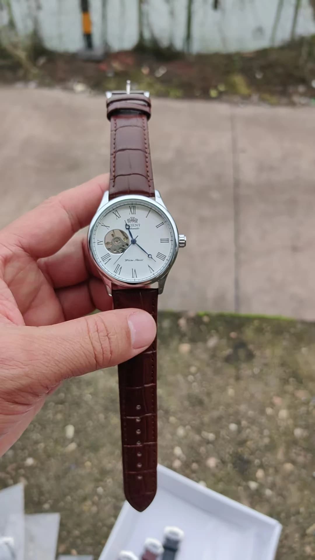 118A Store Mechanical Skeleton Watch with Full Functions, World Time, Minimalist Orient Style