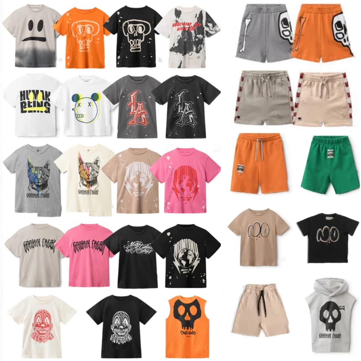 Boys Clothes 2026 New Summer Toddler Girl T-shirts and Shorts Cute N Brand Baby Outfit Sets Fashion Children Cotton Kids Outwear