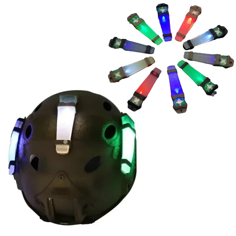 Tactical FMA Helmet Safety Flashing Light Survival Signal Light Waterproof Lamp Outdoor Equipment for Hunting Hiking Cycling