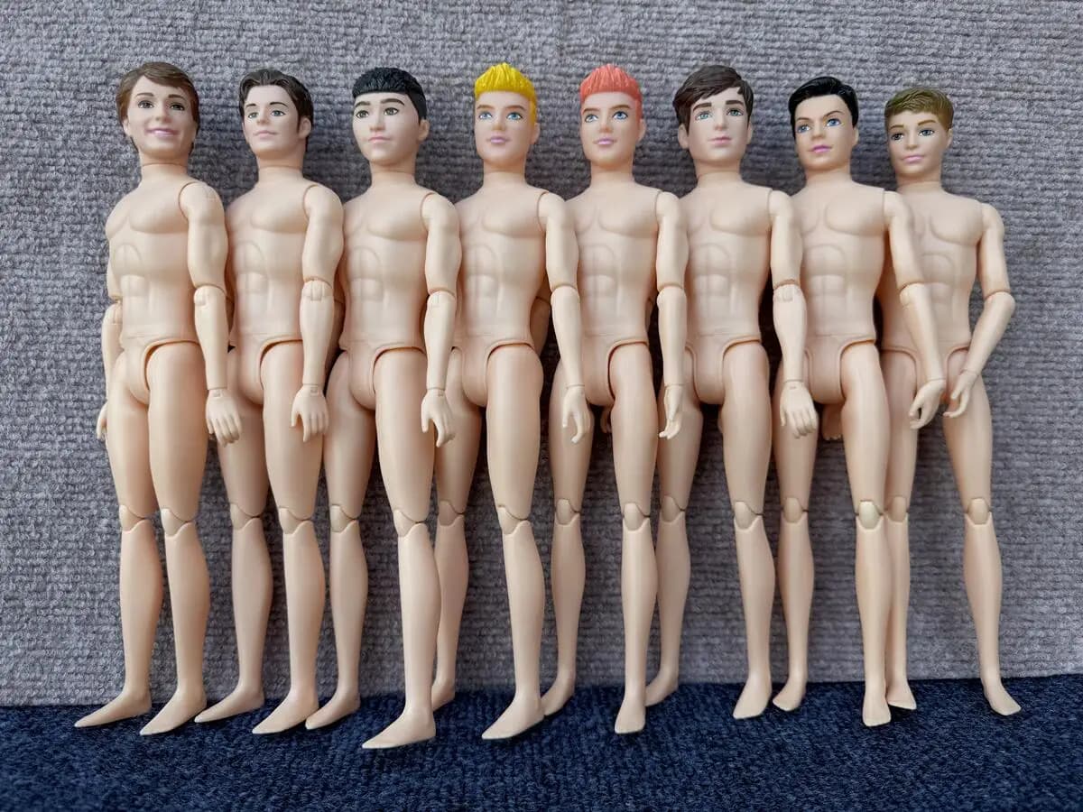 1/6 Boys Doll Male Figures New Joints Movable Solid 30cm Dolls Kids Boys Girls DIY Toys Birthday Gifts