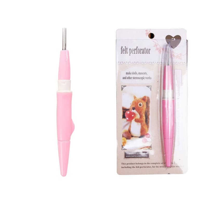 Needle Felt Needle Felt Poke Needle Felt Tool Mini Needle Felt Handle DIY Material Tool Embroidery