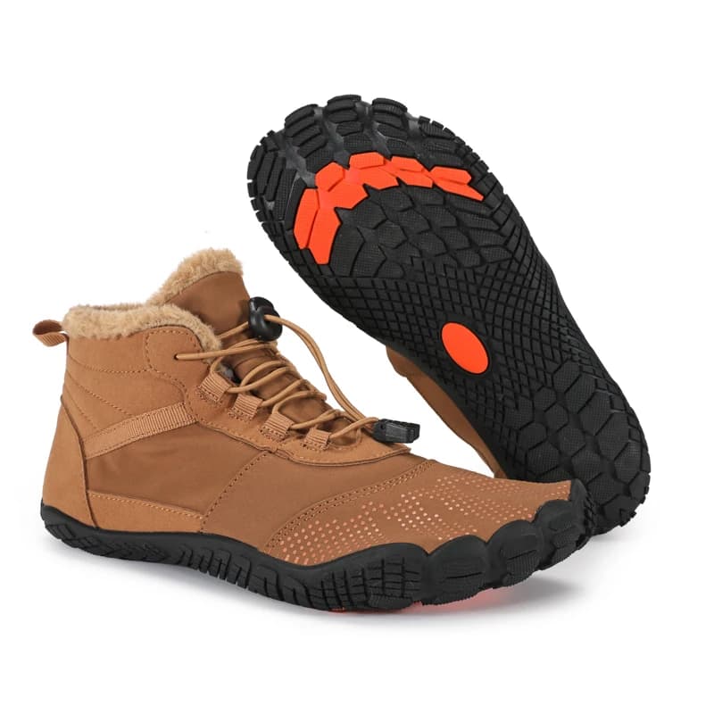 New Winter Boots for Men Women Snow Barefoot Casual Shoes Outdoor Work Shoes Ladies Warm Fur Men Ankle Shoes Male Snow Boots