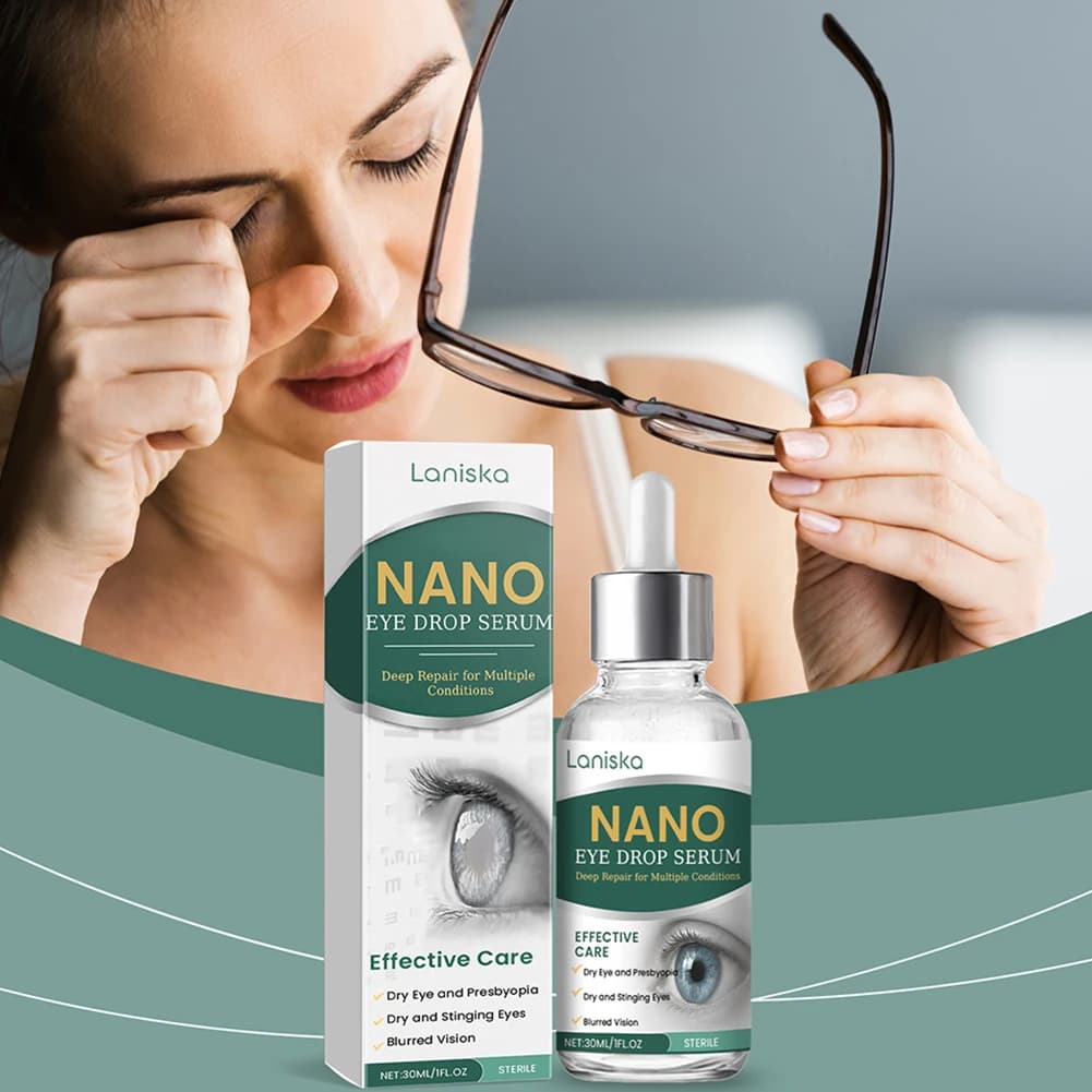 Eye Drops Serum Dry Eye Drops for Human Lubricating Eyes Drops for Dry Eyes Relieves Presbyopia Tired Stressed Tearyeyes