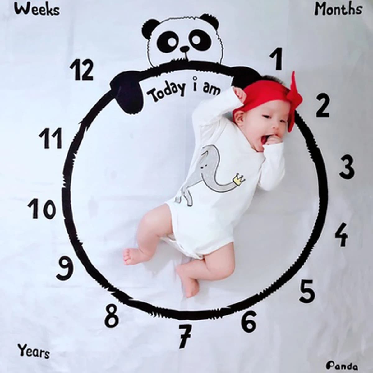 0-12M Baby Milestone Blanket Monthly Baby Blankets Newborn Soft Baby Photography Props Background Blanket Carpet