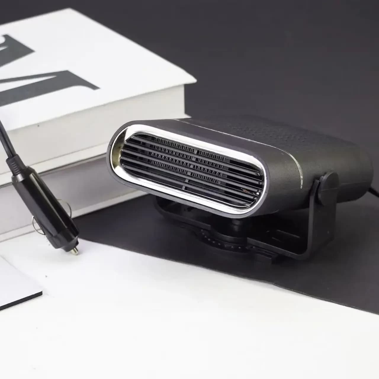 Car Heater Defroster Defogger 12V/24V Universal for Cars & Trucks 2-in-1 Cooling & Heating Quiet Operation Adjustable Angle