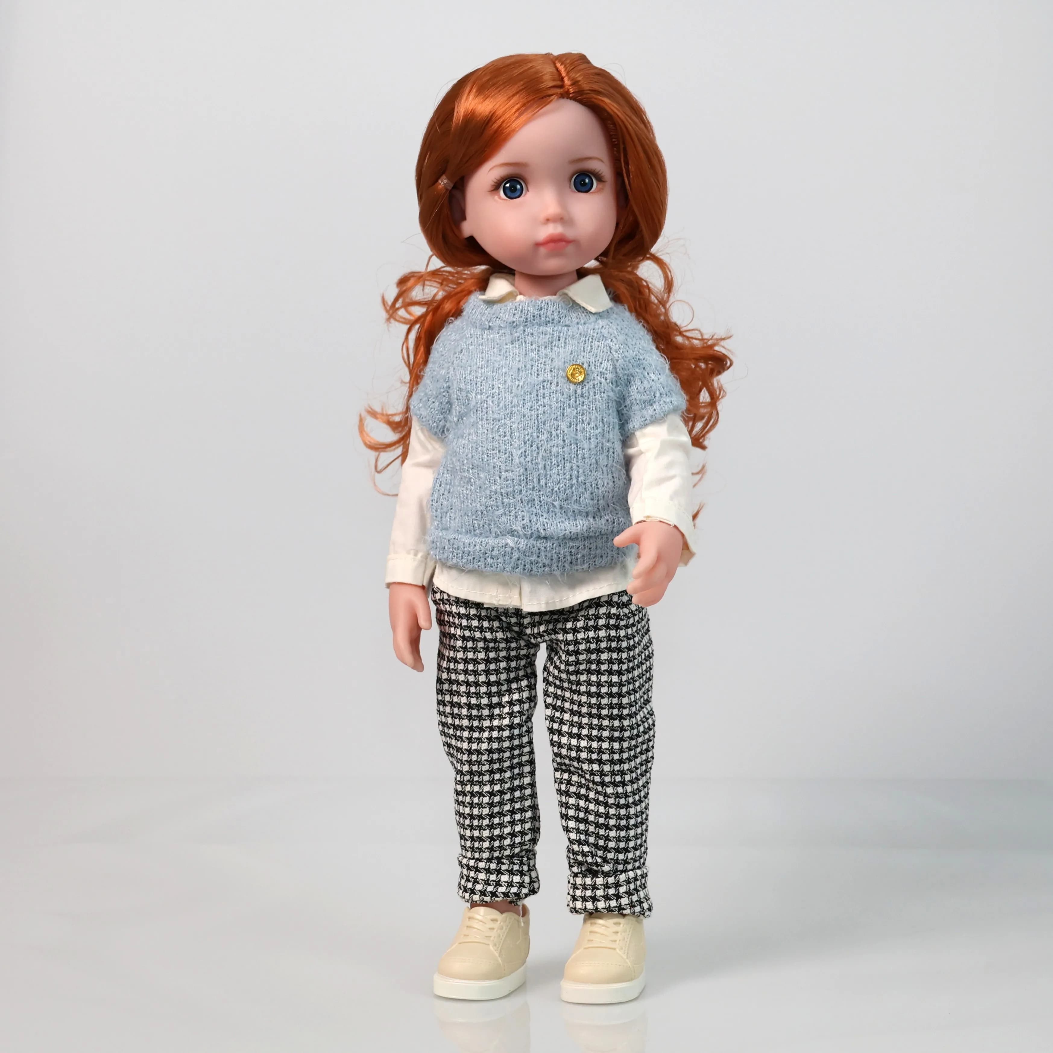 15 Inch Girls Doll Toys for Kids,Fashion Dress Up with Clothes and Shoes,Gifts for Children