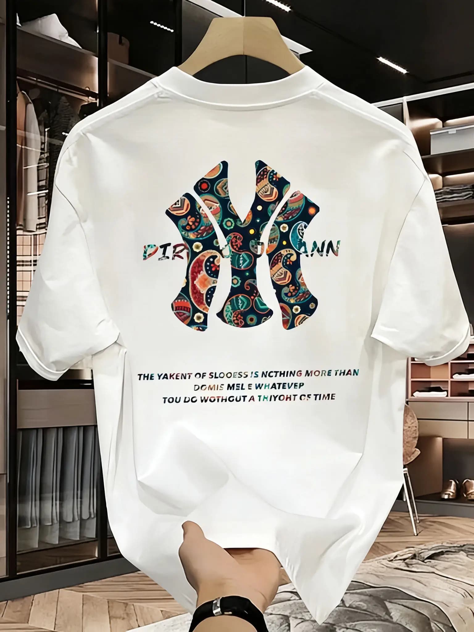 Men's summer printed T-shirt - High-quality, casual, versatile and trendy loose-fitting T-shirt