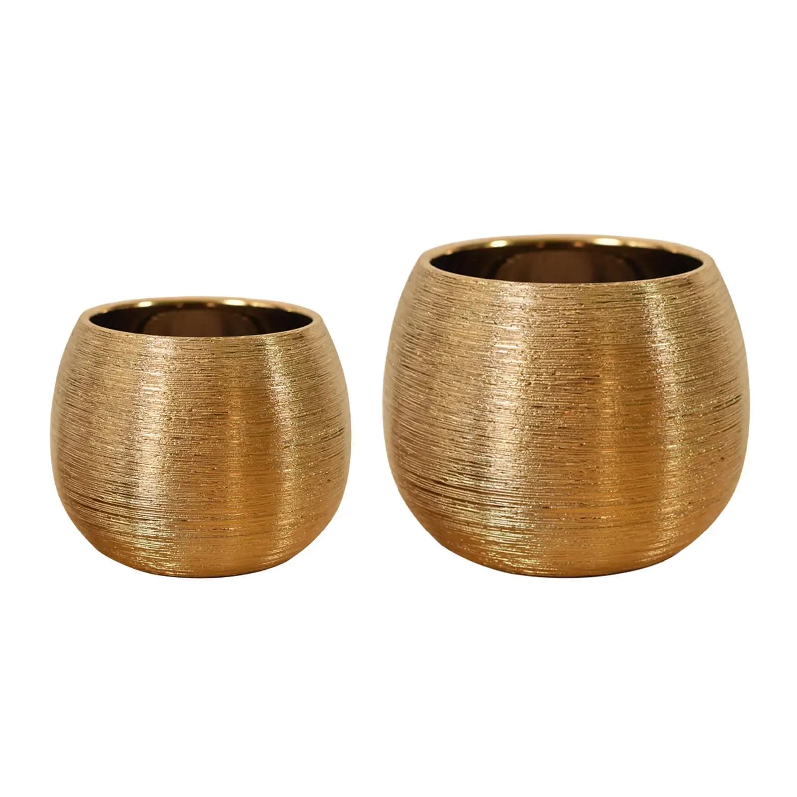 Modern Ceramic Plant Pots Bowl Containers Round Flower Vase for Meeting Room Bedroom Indoor Outdoor Decorative Decoration