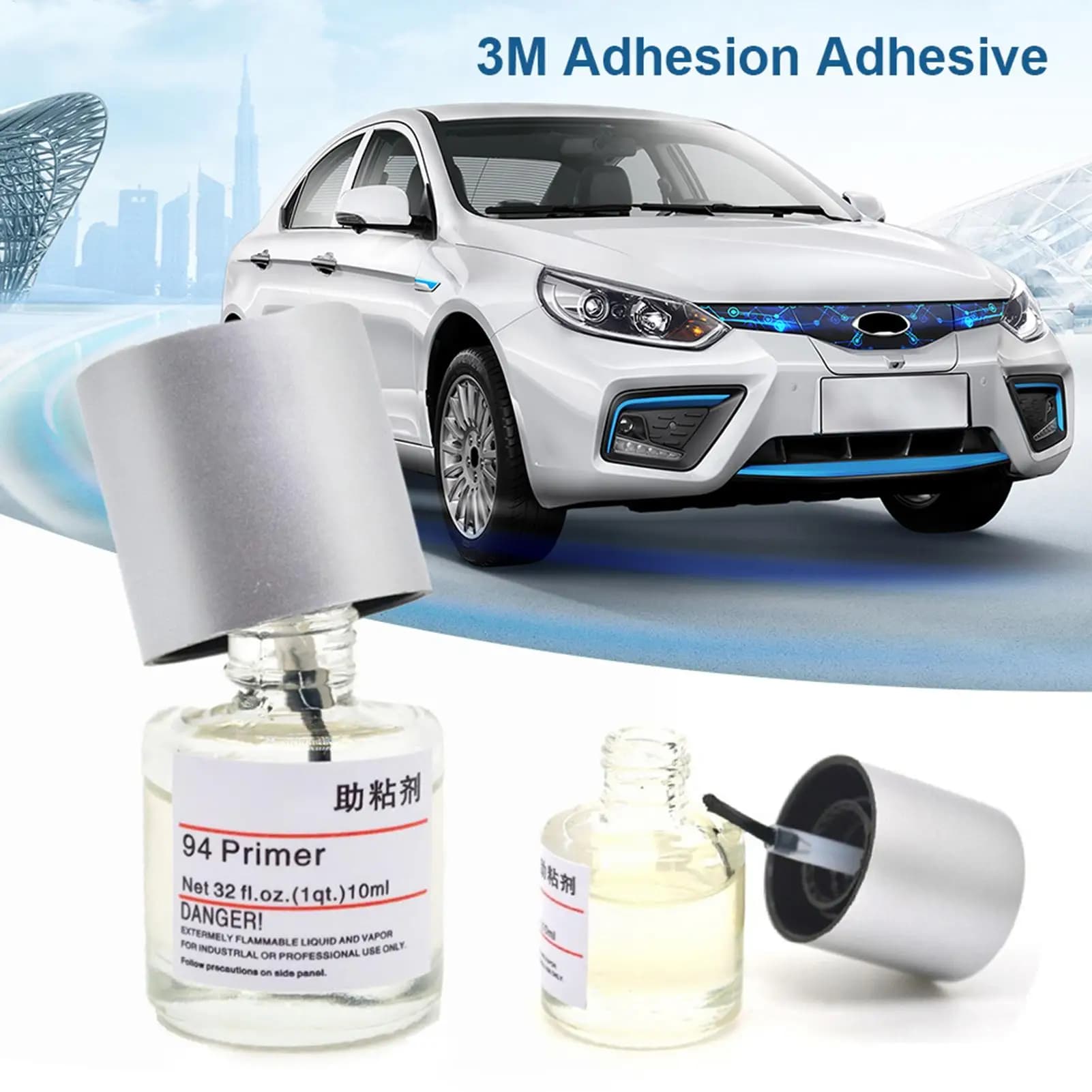 10ml Double Sided Tape Adhesive Adhesion Promoter Car Door Kitchen Bathroom Accessories Styling Enhanced Viscosity