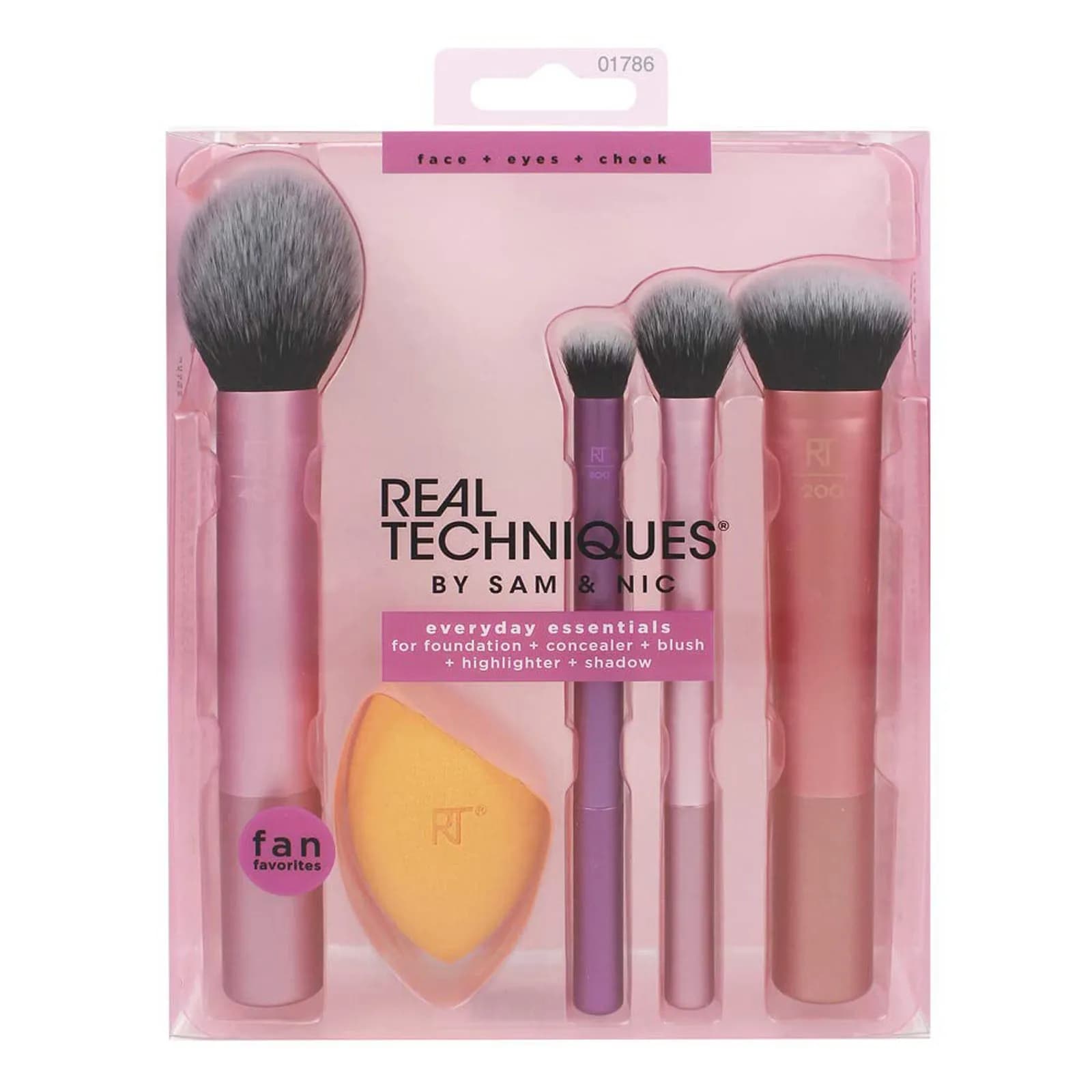 Real Techniques Professional Makeup Brush Set Foundation Concealers Eye Shadows Powder Blush Blending Brushes Beauty Tools