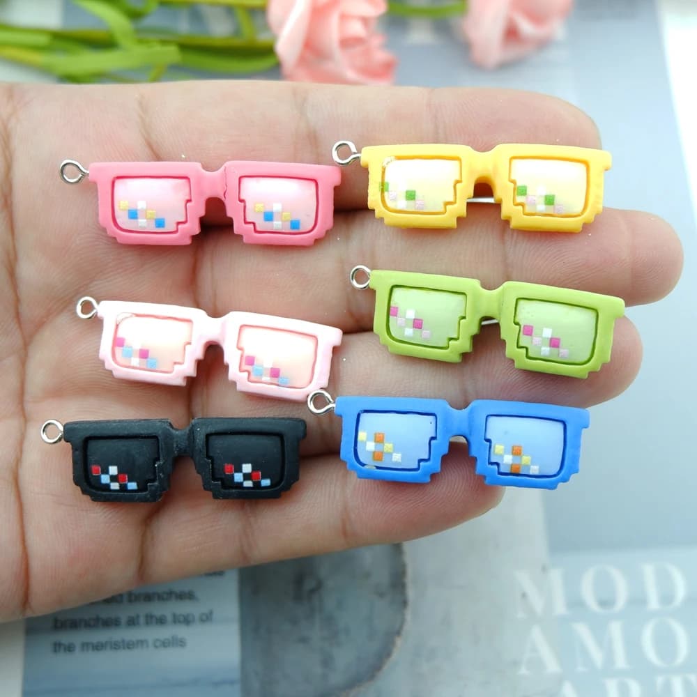 Sunglasses Charms for Jewelry Making Diy Earring Bracelet Pendant Accessories Findings Phone Making Bulk Wholesale