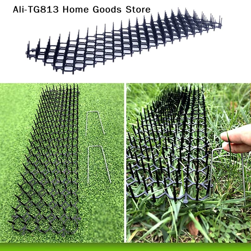 [TG813]Garden Cat Scat Mat Anti Cat Dog Repellent Mat Deterrent Spike Mat Garden Supply