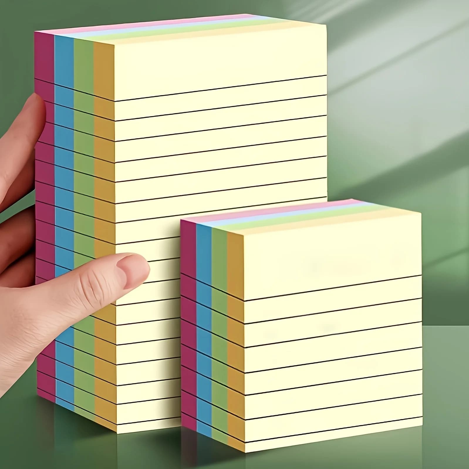 Morandi style sticky notes strong adhesion for office students postgrad exam marking cute practical note pads