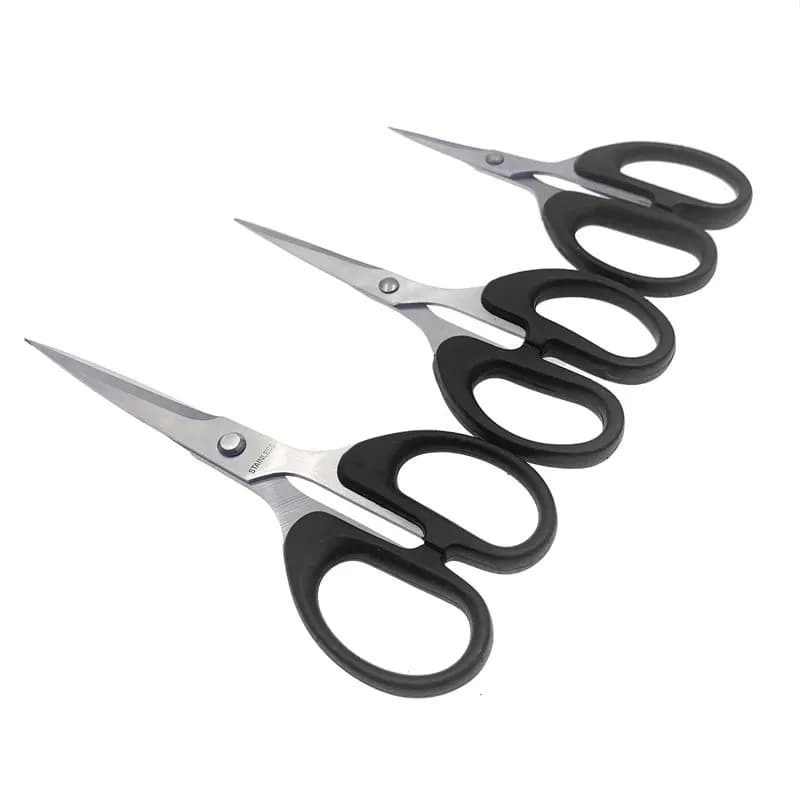 Dobeli Manual DIY School Scissors 3 Size Paper Cutting Stainless Steel Student Office Craft Supplies Scissors