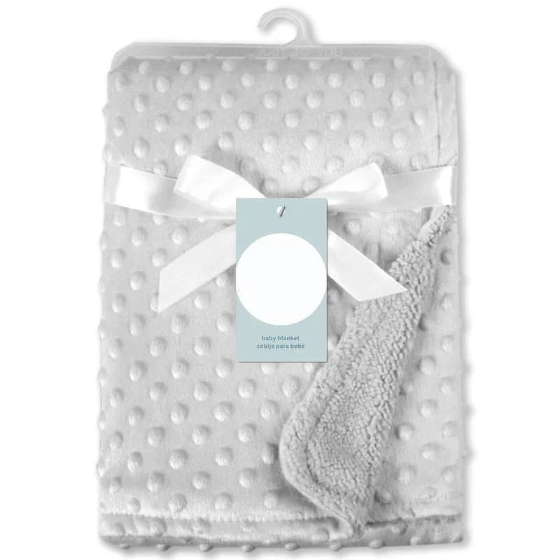 Baby Blanket Newborn Soft Fleece Baby Boy Blanket Solid Baby Girl Bedding Massage Baby Accessories