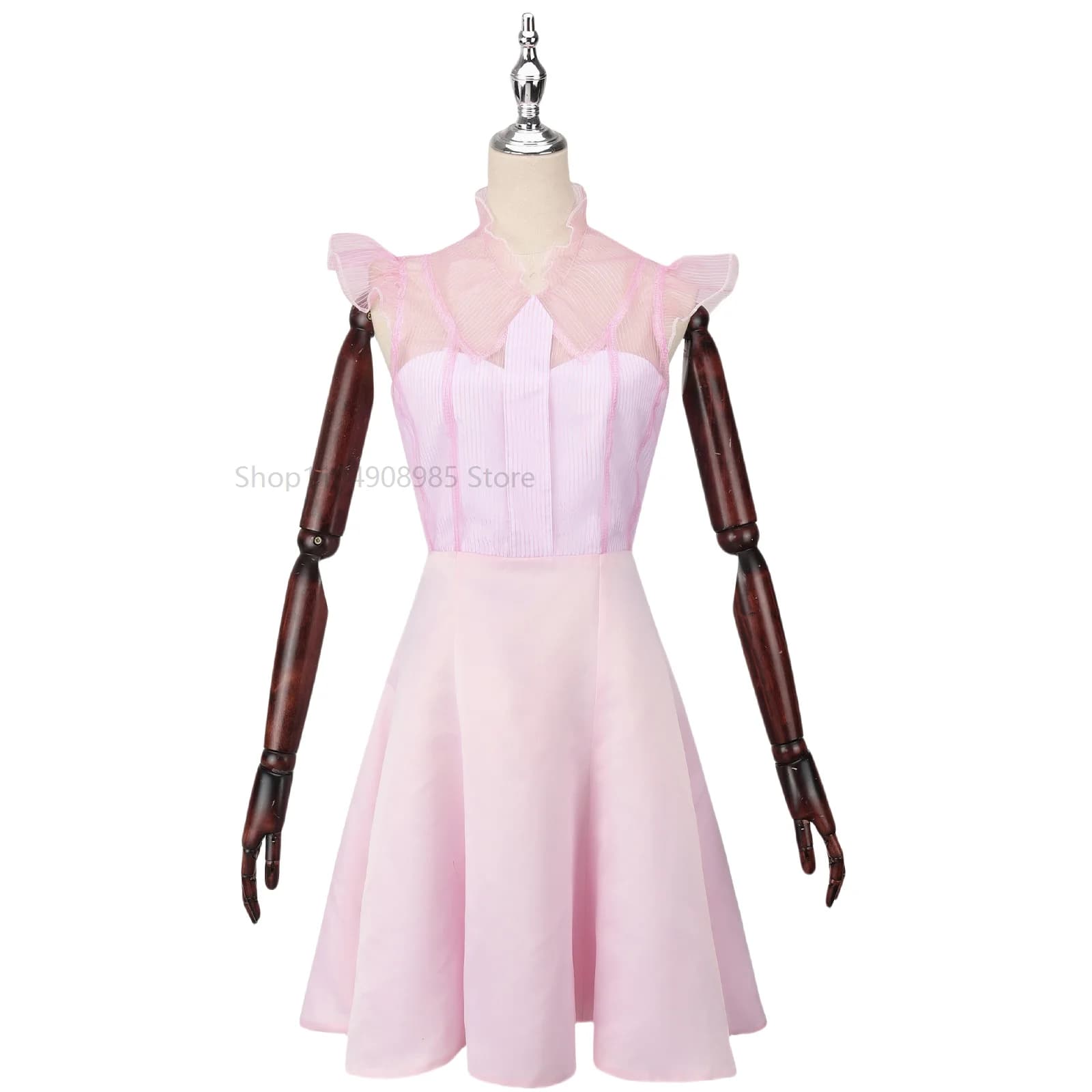 Cosplay Costume Women Pink Dress Disguise for Adult Roleplay Female Dresses Fantasy Outfit Halloween Party Outfit