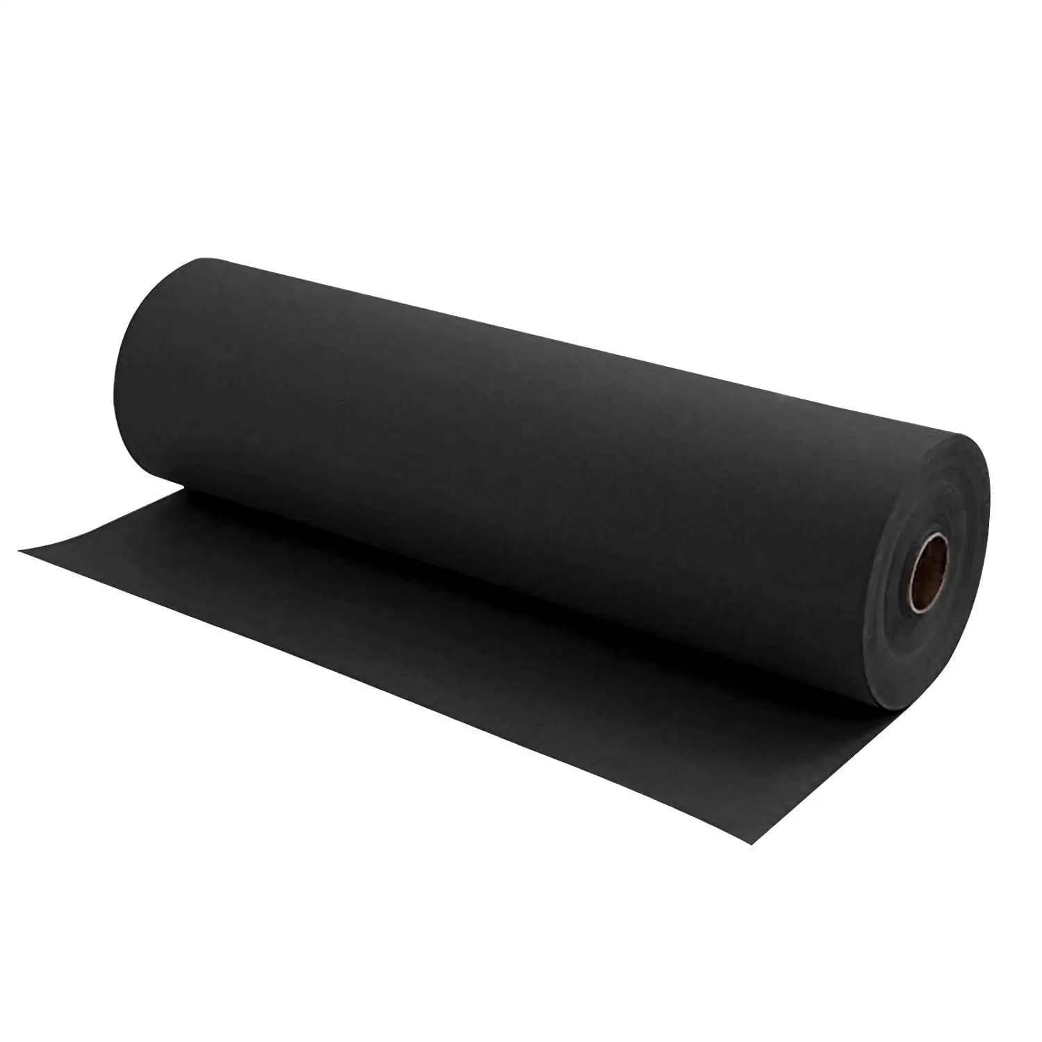 Recycled craft paper for gift wrapping, wrapping, shipping, doilies, floor coverings, arts and crafts, Halloween (black)