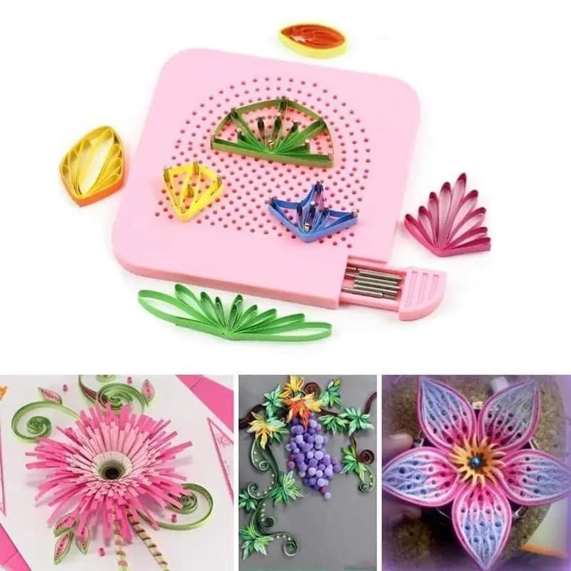 Handmade Paper Folding Crafting Grid Guide Paper Quilling Handmade Craft DIY Paper Quilling Tool DIY Craft Tool