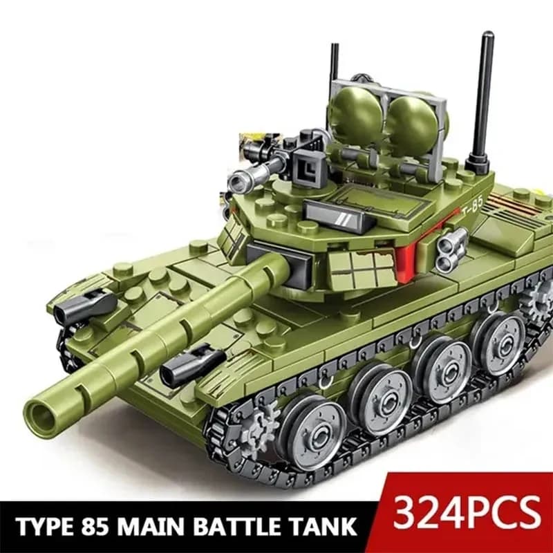 Tank building blocks military series armored vehicle toy chariot tank model toys for boys kids christmas holiday gifts