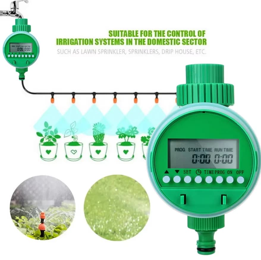 Automatic Watering Timer Simple Operation Garden Applicable Waterproof Digital Timer for Plant Care And Garden Irrigation