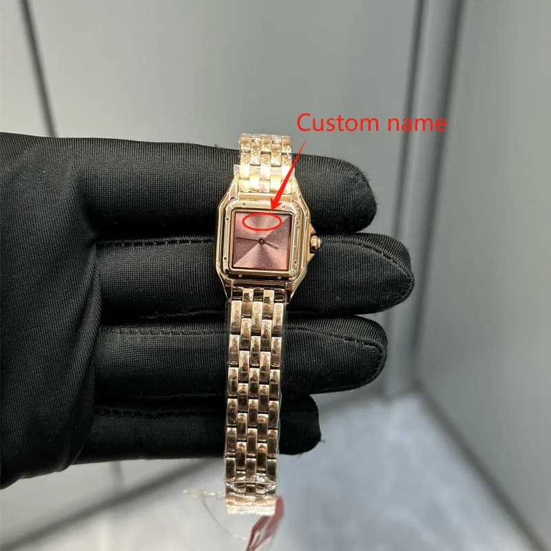Custom 1:1 high quality woman watches waterproof Luxury brand steel women's watches business sports quartz watches ladies