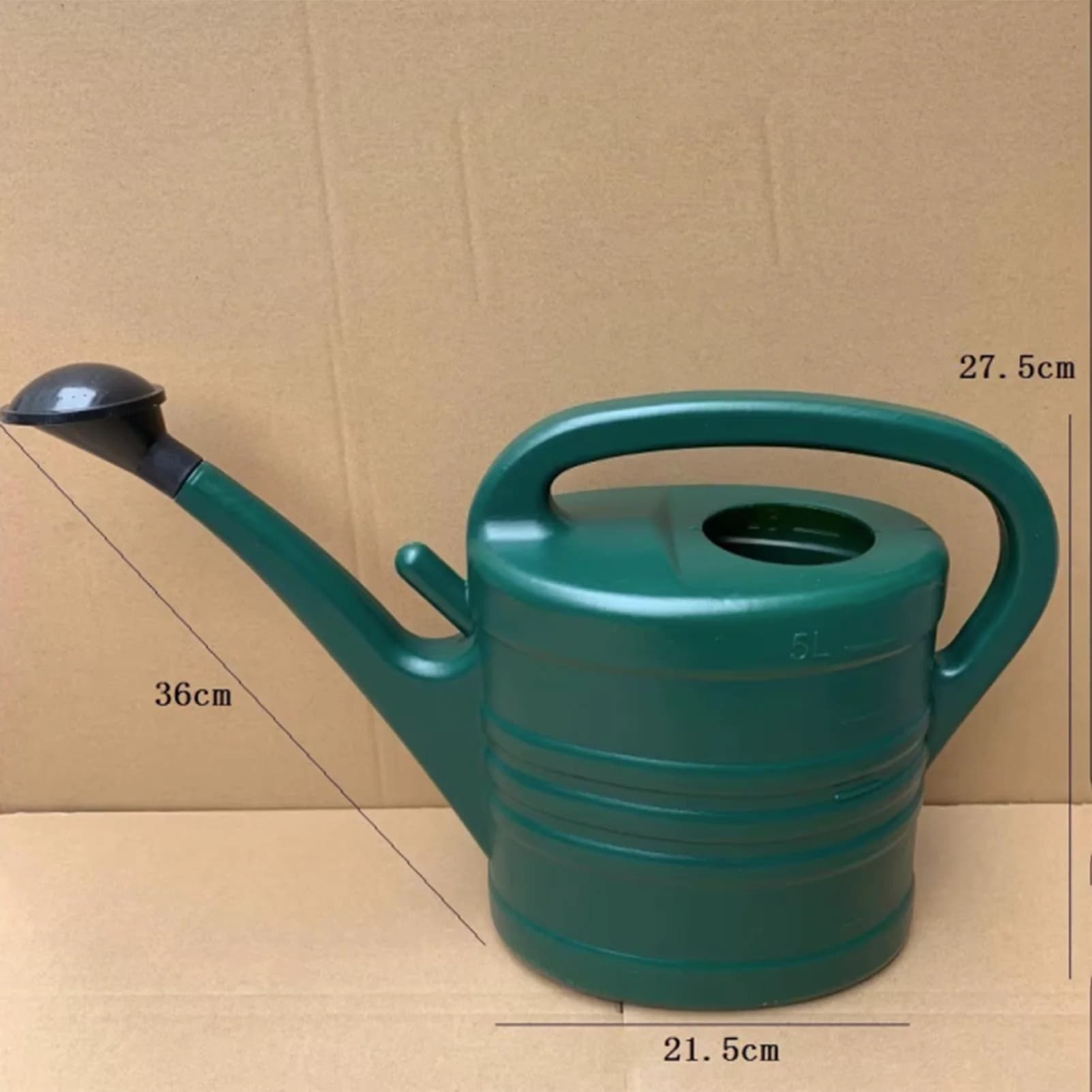 5L Watering Can Household Practical Modern for Home Office Saving Effort Lightweight Ergonomic Handle Watering Pot Garden