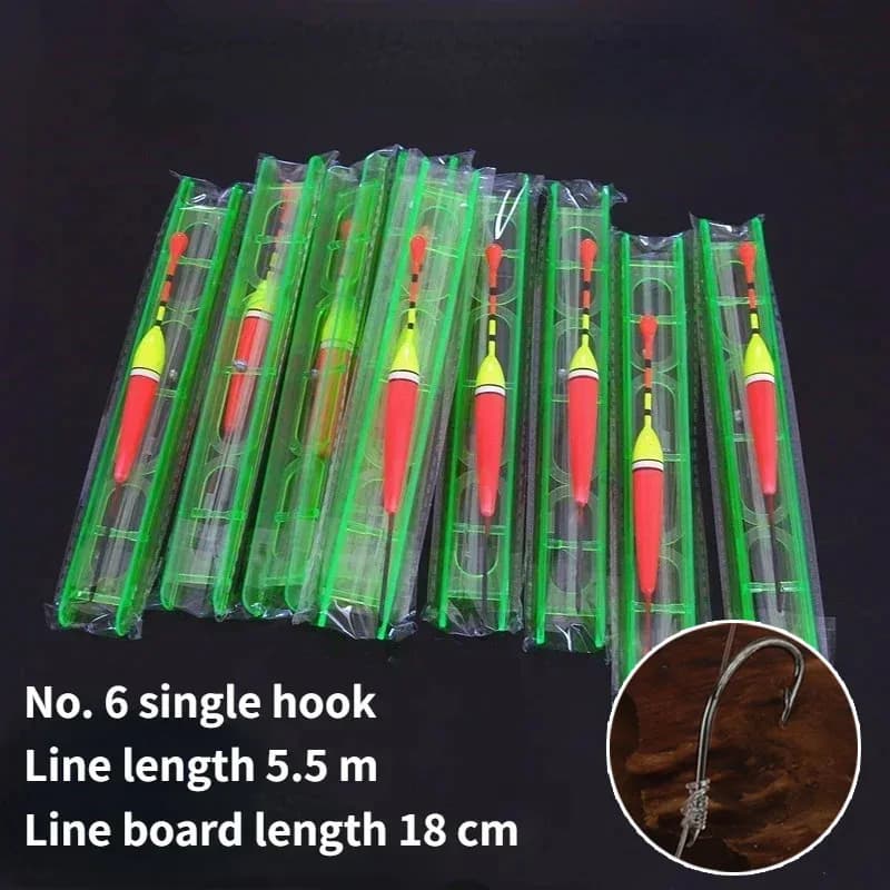 Shallow Water Floating Line Group Floating Fishing Line Fishhook Beginner Hand Rod Accessories Vertical Fish Floating Outdoor