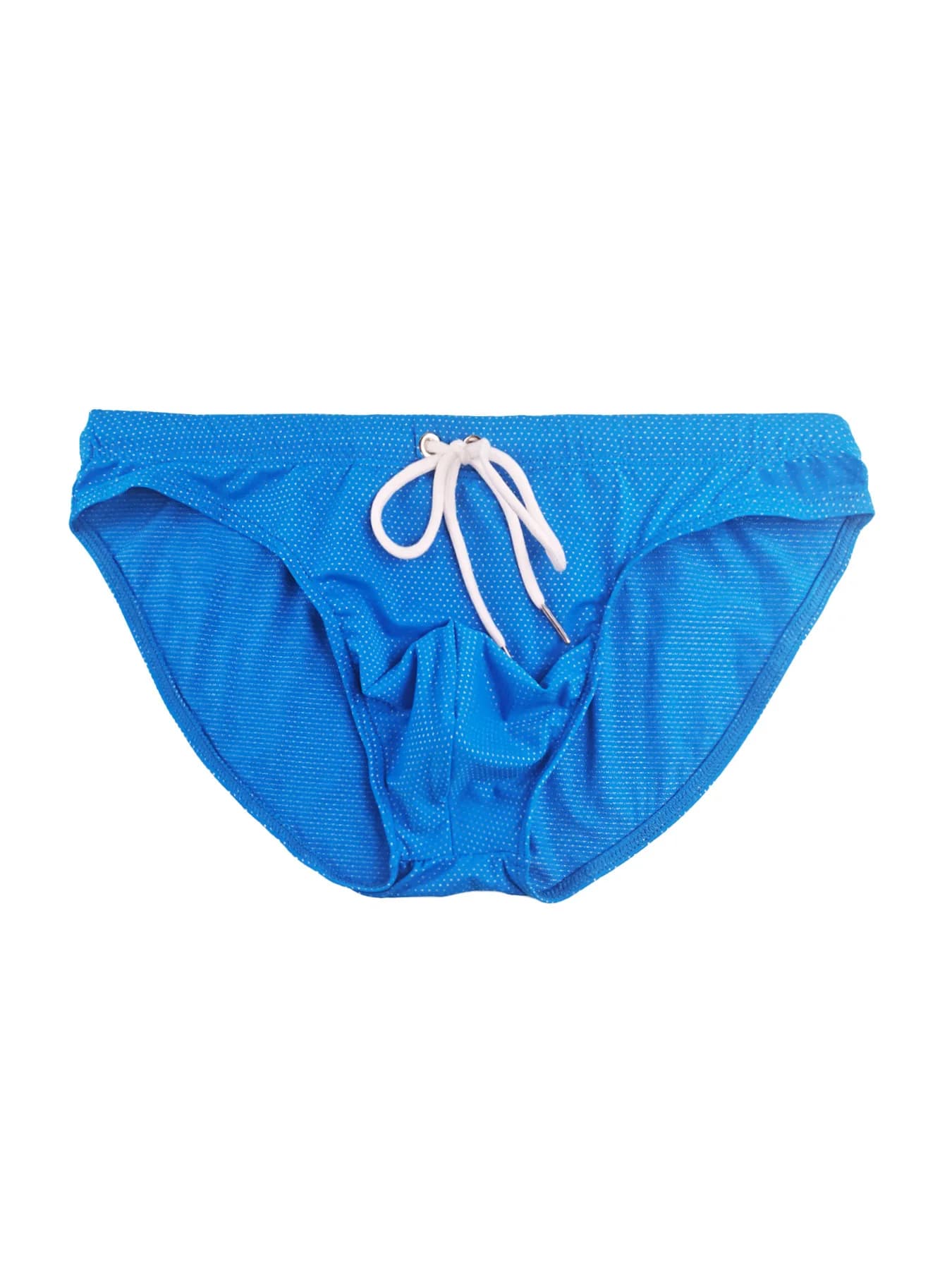 Men's Summer Swimwear Low Waist Swim Briefs Solid Color Seamless Stretch Breathable Beachwear Surf Board Shorts