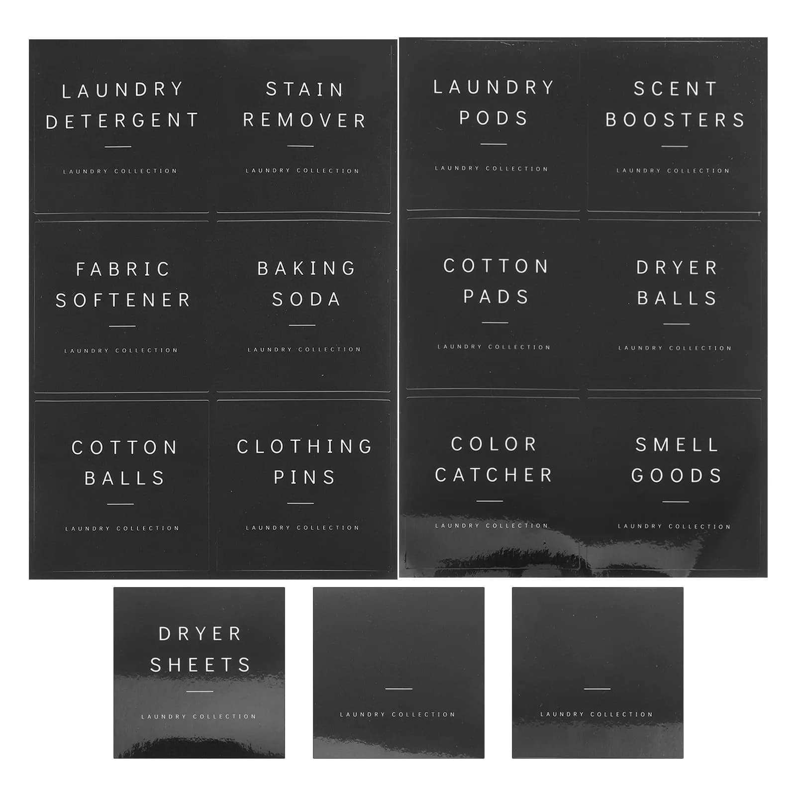 15x Waterproof Labels For Laundry Bottles Bathroom Labels For Containers Adhesive Laundry Soap Dispenser Stickers Laundry Labels