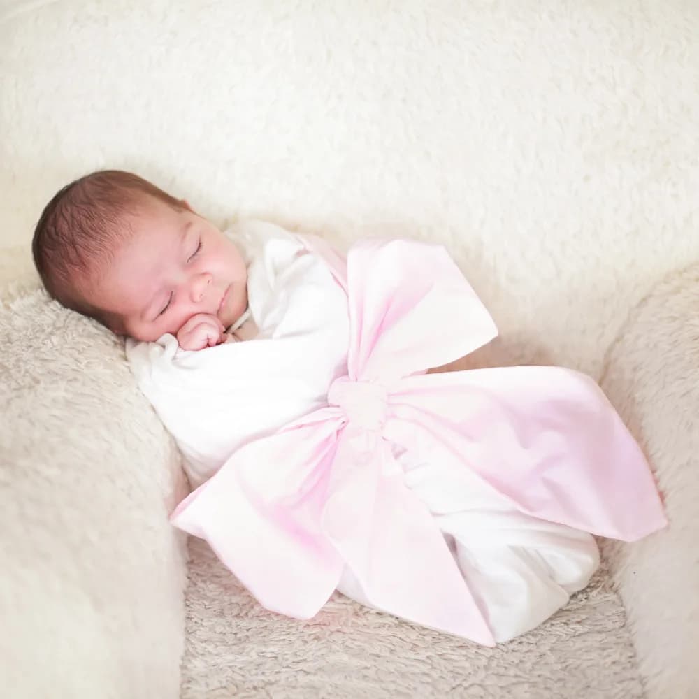 New Newborn Swaddle Sash Maternity Bow Sash Baby Swaddle Photography Prop