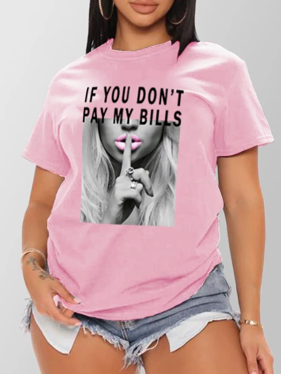 Women's T-shirt Fashion Street Short Sleeve Tops Loose Oversized Shirt Tshirts Creativity Streettshirt Individual Casual Clot