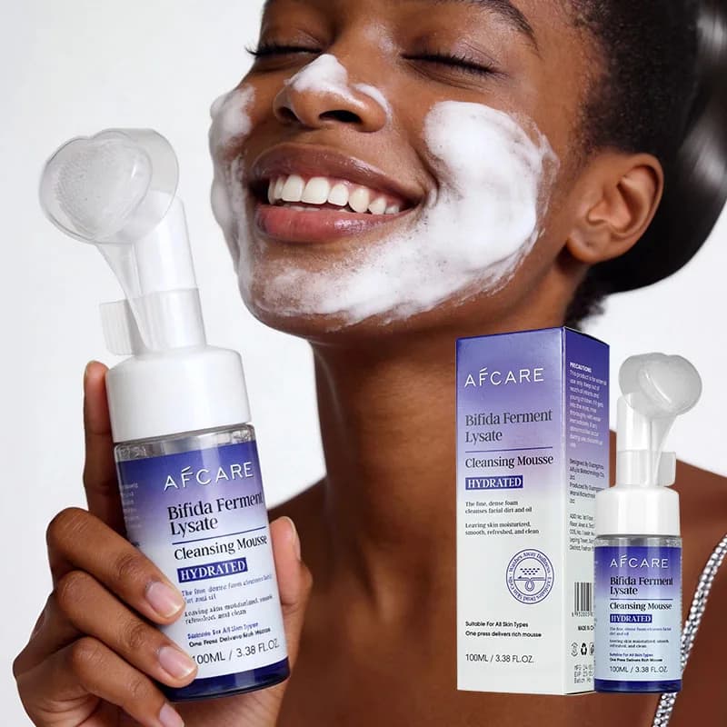 AFCARE Daily Cleanser Mousse - Gentle Deep Clean for Sensitive Skin with Bifida Ferment Lysate Refreshingly Soft Lightweight Foa