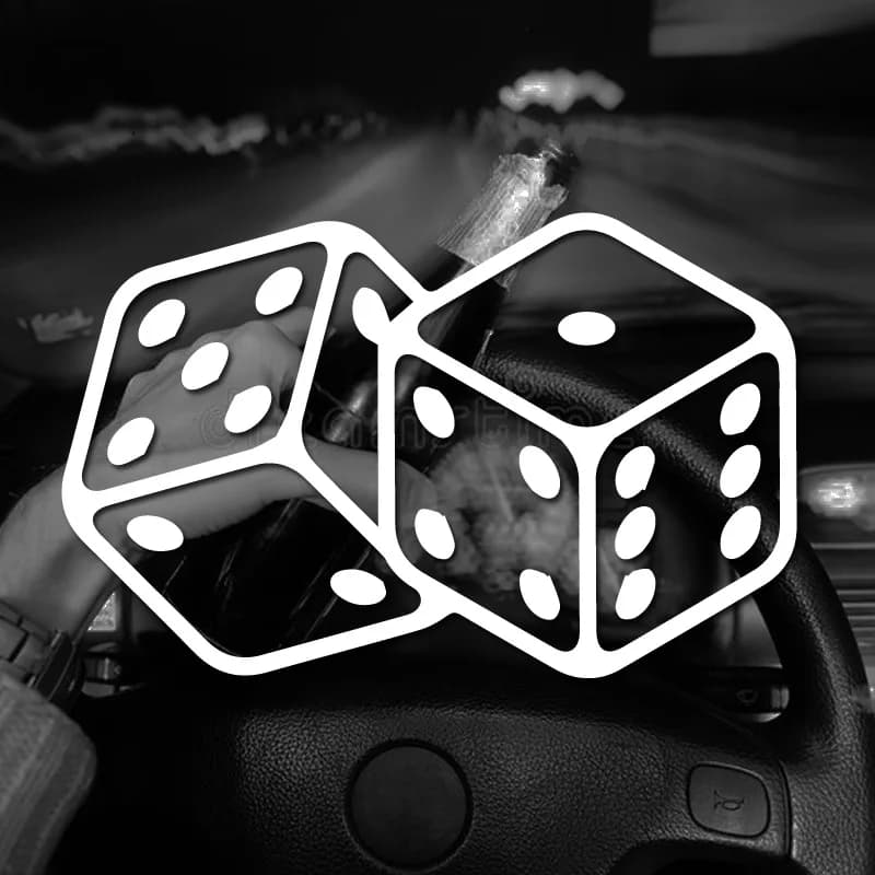 DICE Stickers,cute & funny stickers for you cars truck motorcycles & laptops!
