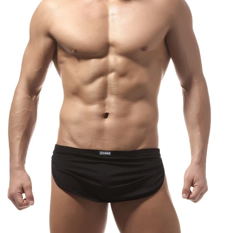 CLEVER-MENMODE Lounge Pajama Sleep Bottoms Men's Sexy Underwear Shorts Boxers Casual Home Side Split Loose Pajama Bottoms Boxers