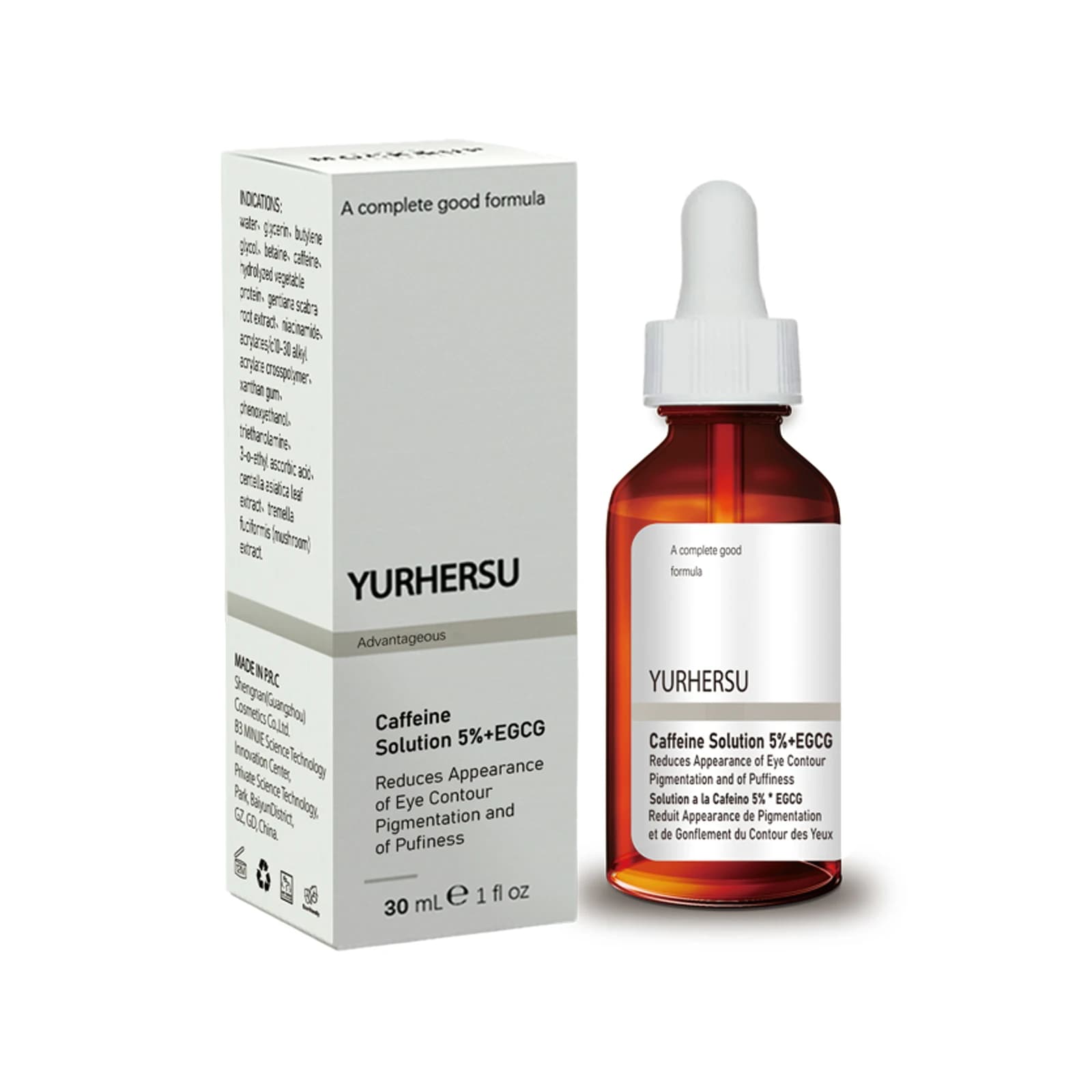 Caffeine Eye Serum Gently Soothes the Delicate Skin Around the Eyes a Moisturizing Refreshing Serum Suitable for Daily Skincare