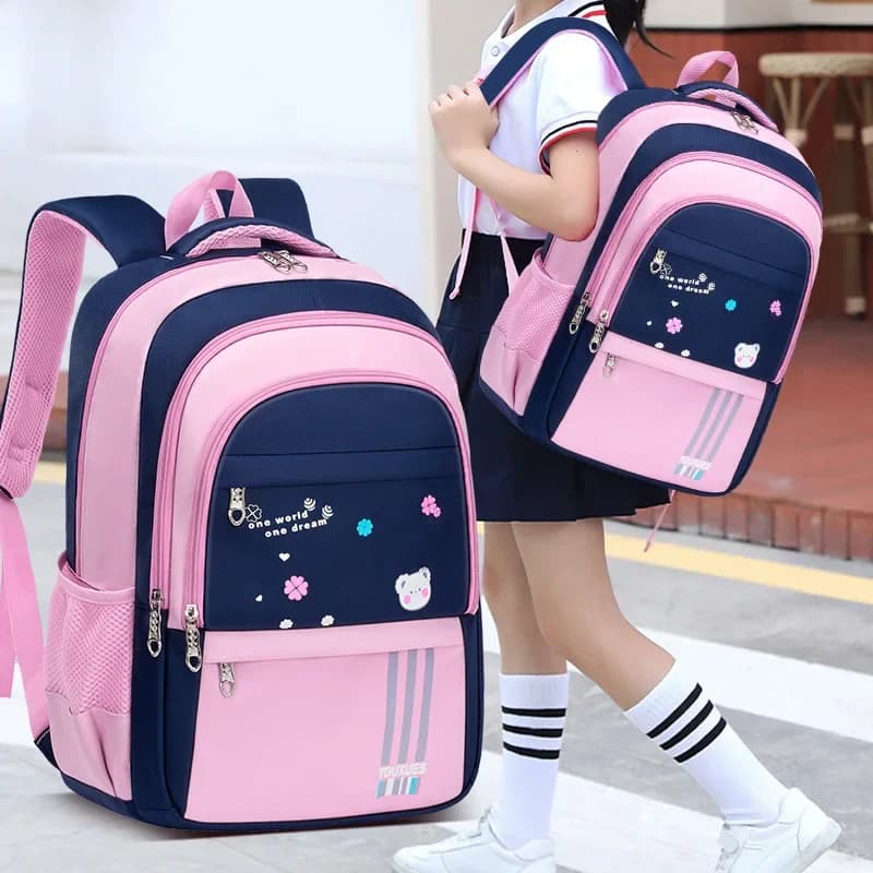 Schoolbag Child Shoulder Bag Boys Backpacks Male Primary School Students Bag Teenagers Girl Junior High Kids Waterproof Bookbag