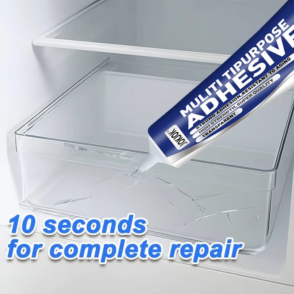 Adhesive for Fridge Repairs – Powerful Glue for Mending Cracks, Seals, And Plastic Components, Ideal for Refrigerator Doors, Lin