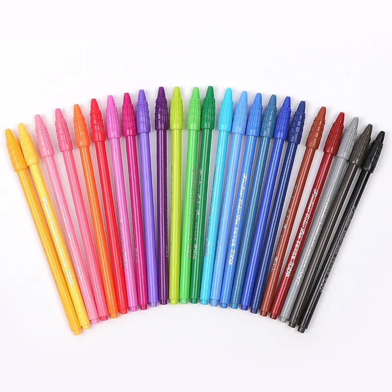 24Color Colorful Fine Point Pens for Bullet Journaling Note Taking Writing Drawing Coloring Cute Japanese Stationery Vintage Pen