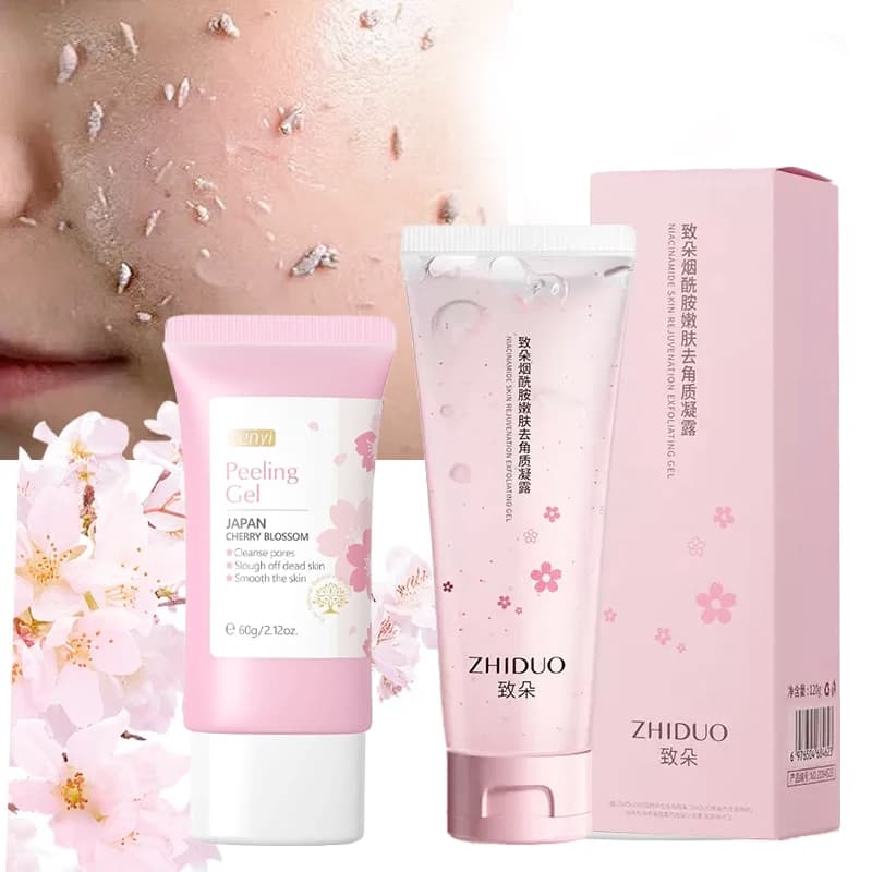 Face Deep Cleaning Exfoliating Gel Skin Care Whitening Moisturizer Repair Facial Scrub Skin Care