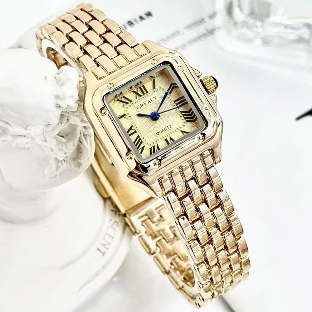 Luxury Women's Watches Elegant Luxury Gold Watch for Women Quartz Waterproof Wristwatches Ladies Relojes Para Mujer Without Box