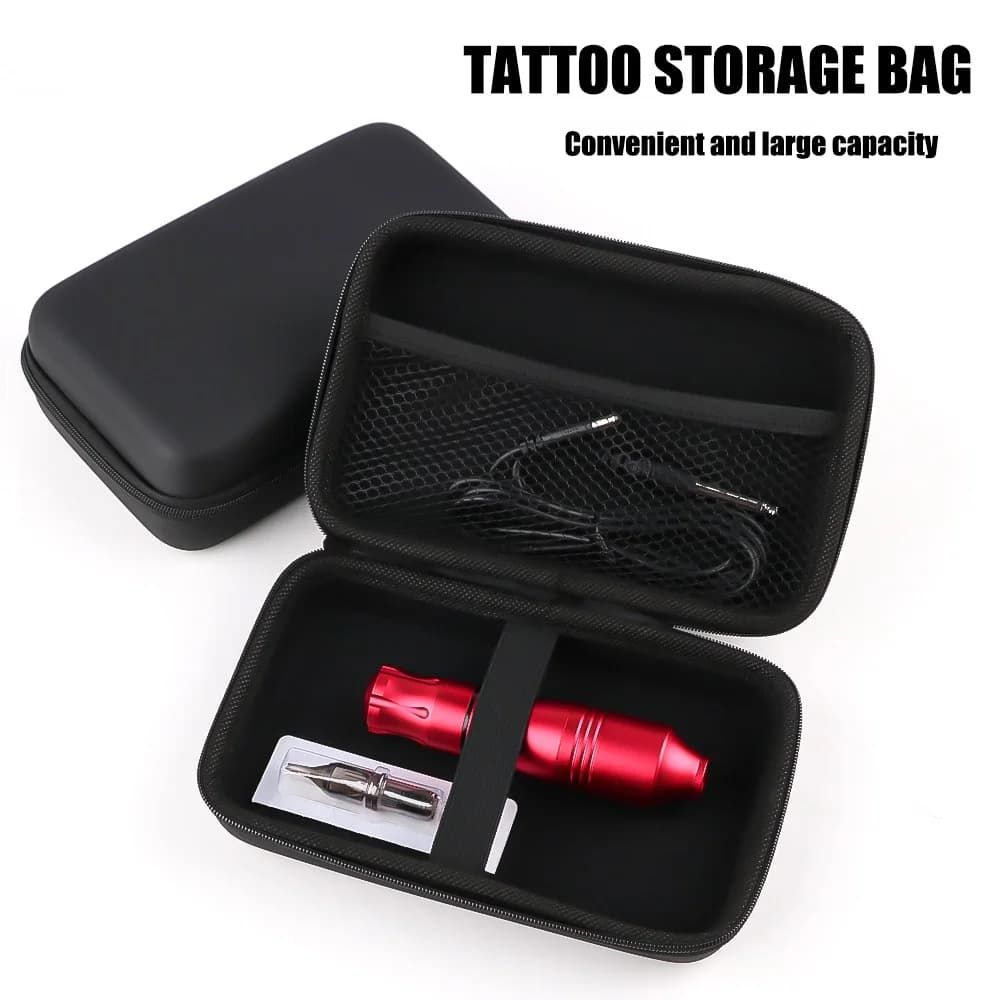 Tattoo Kit Machine Pen Box Tattoo Supply Storage Bag Multi-Functional Makeup Case Waterproof Tattoo Accessories