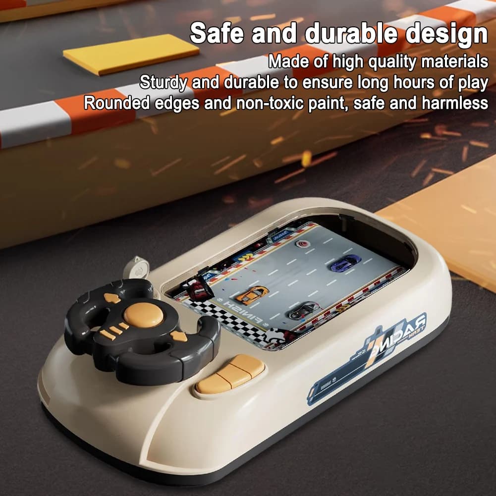 New Children's Racing Game Steering Wheel Toy with Music Kids Driving Simulator Car Racing Adventure Driving Toy Table Games